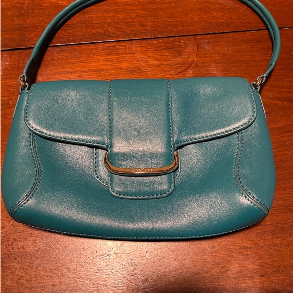 Cole Haan Turquoise Leather Handbag - Picture 1 of 9